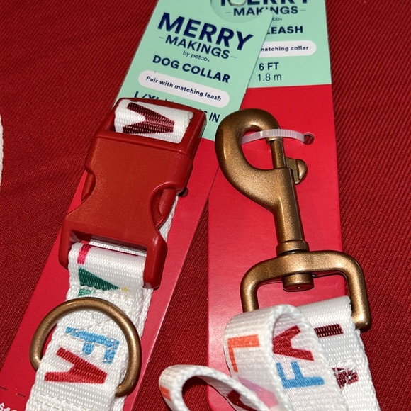 Merry Makings FALALA Dog Collar (L/XL) and Matching Leash 6ft - Picture 3 of 7